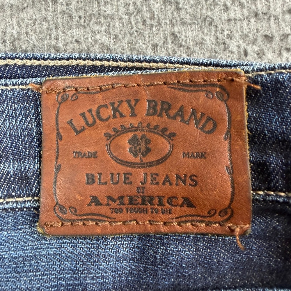 Lucky Brand Sienna Cigarette Jeans Women's 4/27 Blue Dark Wash Slim Straight - Picture 2 of 12